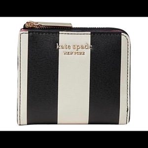 Kate Spade Spencer Stripe Small Bifold Wallet